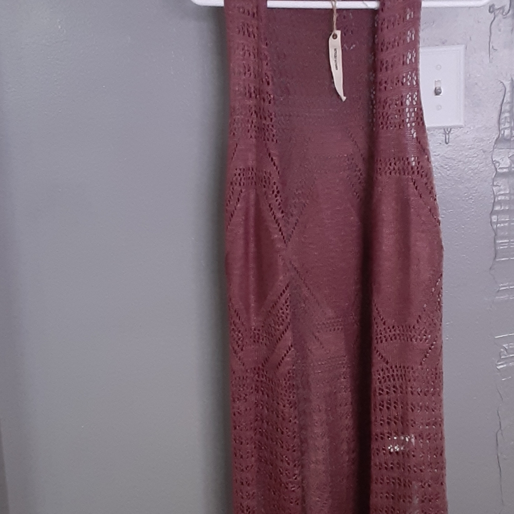 Long sweater vest